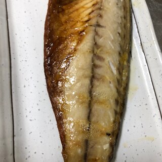 フライパンで鯖の酒焼き